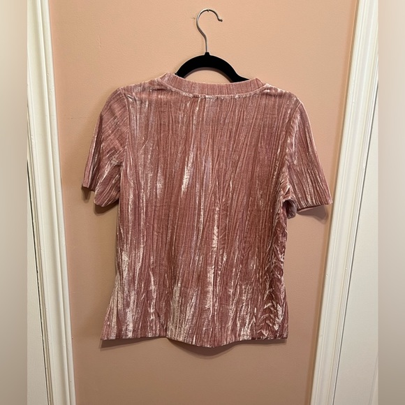Vero Moda Crushed Velvet top - Picture 2 of 3